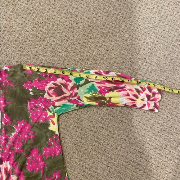 Charlotte Tarantola Floral Button-Down Cardigan Size S - Picture 10 of 11